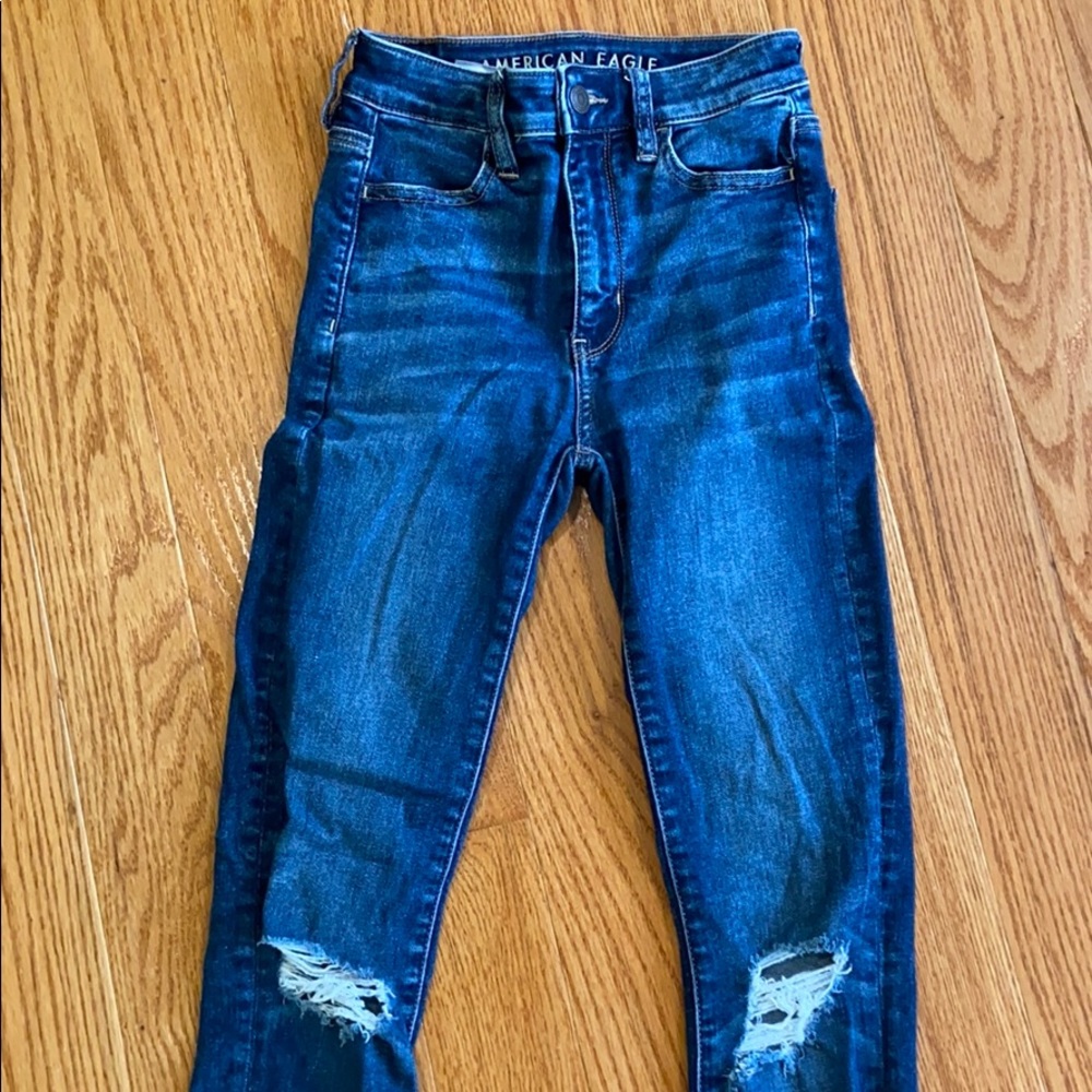 American eagle super high rise jegging